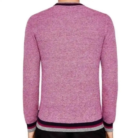 Ted Baker London Sea Salt Contrast textured Sweater - Picture 2 of 6